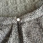 Adrianna Papell Womens Medium M Pleated Spotted Halter Top Pink Black Soft Photo 6