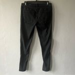 American Eagle Super Stretch Distressed Black Jeggings Size 6 Photo 3
