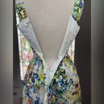 Sunny Girl ModCloth Women’s Fit & Flair Multicolor Floral Sun Dress Yellow Size M Photo 4