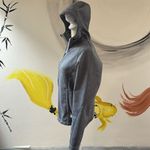 Kirkland Signature  fleece lined zip up hoodie jacket.  Size Medium. Photo 1