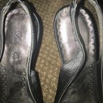 Lulu Townsend  Black Satin Slingback Heels Photo 2