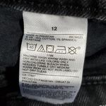 Old Navy Old Navy Vintage High-Waisted Button-Front Black Jean Mini Skirt Size 12 Photo 6