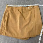 Lulus Lulu’s Keeping Things Casual Camel Faux Wrap Skort Size Large Shorts Skirt Photo 14