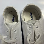 Converse  white leather sneakers‎ unisex sizing women’s size 8 men’s size 6 Photo 4