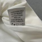 superdown  Revolve White Satin Mini Dress S Lace Trim Tie Strap Ruched Bodycon Photo 9