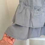 Kirious Los Angeles Ruffle Tiered Soft Denim Look Skirt NWT Size Medium Photo 2