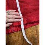 Coldwater Creek Red Metallic Vest Drawstring Waist Womens S/M (6/8) Christmas Photo 10