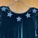 Victoria's Secret  Sport Woman's Velvet Green Star Leotard Bodysuit Size Large Photo 3
