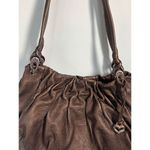 Brighton  Bronze Metallic Leather Shoulder Purse Photo 13