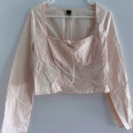 Wild Fable  Top Womens‎ Large Pink Coquette Western Festival Prairie Fairy Photo 0