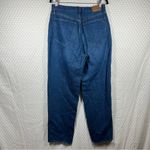 Madewell  Dark Wash High Rise Baggy Straight Jeans‎ Photo 4