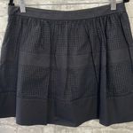 Robert Rodriguez  Black Perforated Mini Skirt Photo 2