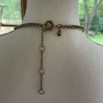 J.Crew  Gold and Orange Statement Bib Necklace Photo 3