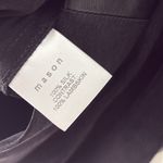 Michelle Mason   Silk Wrap Top Black Blouse Tie Waist size 2 Photo 4