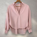 Free People We the Love Until Tomorrow Poet Blouse Long Sleeve Shirt Top Sz XS Photo 2