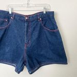 [Vintage] Second Generation Y2K 90s Dark Wash Rhinestone Star Pocket Shorts 22 Blue Size undefined Photo 6
