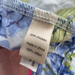 NWOT Pink Chicken New York PINK CHICKEN melissa dress in blue peonies Tuckernuck Photo 5