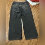 Massimo Dutti  MID-WAIST WIDE-LEG JEANS black style 5052 size 8 Photo 8