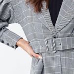 Forever 21 Plaid Blazer with peplum and ti… Photo 12