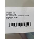 CASABLANCA Waist Cut Bodycon Dress in Rainbow 36 New Mini Cocktail Womens Pink Size undefined Photo 7