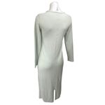 Athleta Wind Down Blue Long Sleeve Waffle Knit Henley Sleep Lounge Dress Size XS Photo 2