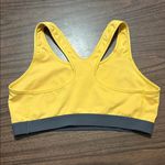 Nike  Dri Fit Large Yellow Racerback Sports Bra Photo 2