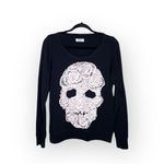 Lauren Moshi  ❃ Super Soft Skull Rose Pullover Jumper Sweatshirt ❃ Black ❃ XS Photo 7