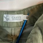 Carve Designs Oahu Stretch Corduroy Cut Off Frayed Shorts Olive Green womens 8 Photo 8