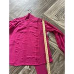 Worthington  XS Fuchsia Pink Womans Dress Tie Back Blouse Top Photo 6
