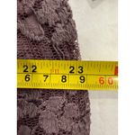 Free People  Lace Tank Top Sleeveless Purple Women's XS Mock Neck Tiered Photo 5