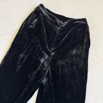 Good American Velvet Wide-Leg Pant in Black Photo 4