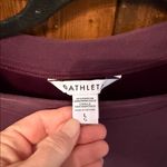 Seasoft crewneck sweatshirt athleta, Size L, Color is a deep Burgundy Photo 3