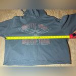 Hollister  Y2K Mystic Soul World Tour Cropped Gray Sweatshirt,Hoodie,Size M,Women Photo 5