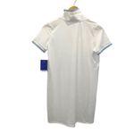 Addison Bay  Women's Easy Polo Dress White with Blue Trim Size Small‎ NWT Photo 4