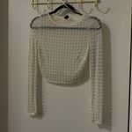 Windsor NWT  MESH PEARL RHINESTONED TOP Photo 3