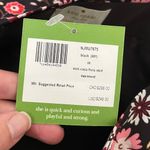 Kate Spade  Black Mini Casa Flora Skirt NWT Size 00 Photo 7