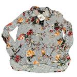 Polly & Esther  floral button down nwt Photo 0