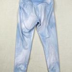 Buffbunny Light Blue White Sky Cloud Print High-Rise 7/8 Legging Super Stretch S Photo 1