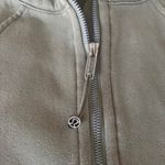 Lululemon Scuba Cropped Half Zip Pullover Sweatshirt Hoodie Light Green Sz XS/S Photo 3