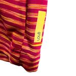 Lole  Tank Top Womens S Red Orange Stripe Scoop Stretch Athletic UPF 50+ Outdoors Photo 4