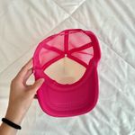 Pink smiley trucker hat Photo 2