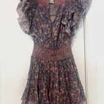 Love Shack Fancy  Marcella Ruffle Smocked Mini Dress Photo 7