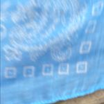 Blue Paisley Bandana by Collection Eighteen 24” x24” Photo 4