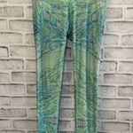 Teeki Envision green blue Hot Pants Leggings Size Small ~NWOT Made In USA Photo 2