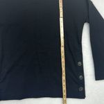 Talbots Black Cotton Sweater Sz Small Petite Photo 3