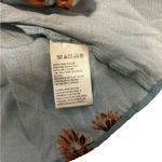 Urban Outfitters  Mallory Floral Button Mini Dress Blue Orange size small Photo 6