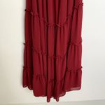 MISA Los Angeles X REVOLVE Micaela Dress Burgundy Womens Medium Photo 4