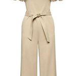 Banana Republic BNWT  twill off shoulder jumpsuit size 6 tan Photo 0