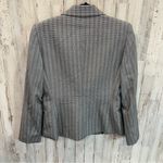 Antonio Melani Stripe Houndstooth One Button Blazer Shoulder Pads Photo 4