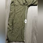 Calvin Klein Olive Green Sleeveless Wide Leg Tie Waist Cropped Jumpsuit Sz 10 Photo 11